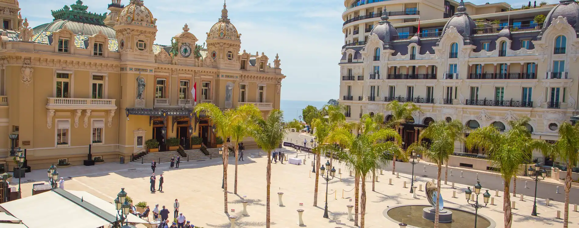 Inauguration Place du casino Monaco 